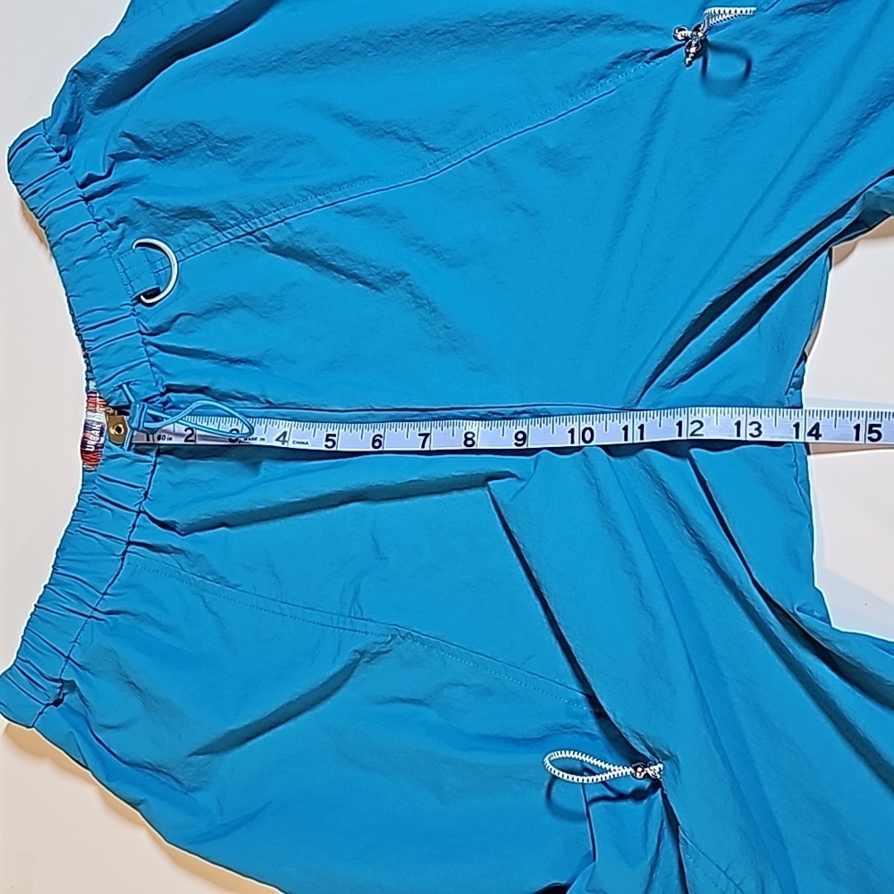 Urban Outfitters BDG Jana Balloon Cargo Parachute Pants Streetwear Blue Medium - Picture 12 of 15